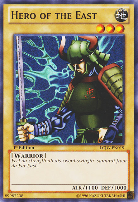 Hero of the East [LCJW-EN019] Common | The CG Realm