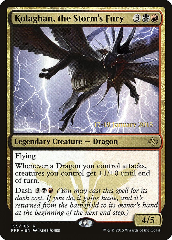 Kolaghan, the Storm's Fury [Fate Reforged Prerelease Promos] | The CG Realm