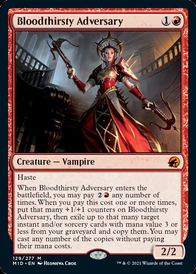 Bloodthirsty Adversary [Innistrad: Midnight Hunt] | The CG Realm