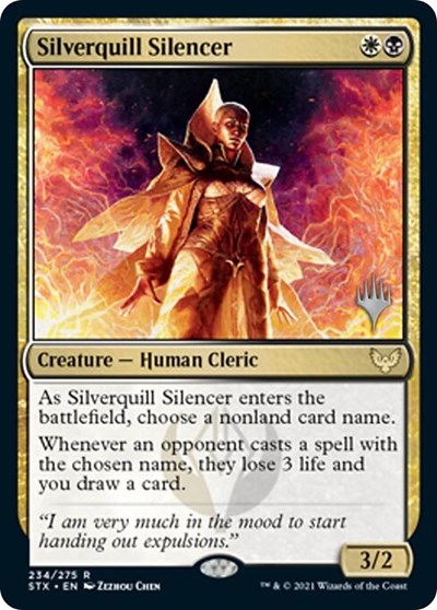 Silverquill Silencer (Promo Pack) [Strixhaven: School of Mages Promos] | The CG Realm