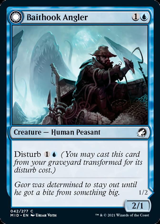Baithook Angler (MID-042) - Innistrad: Midnight Hunt: (Double Faced Transform)