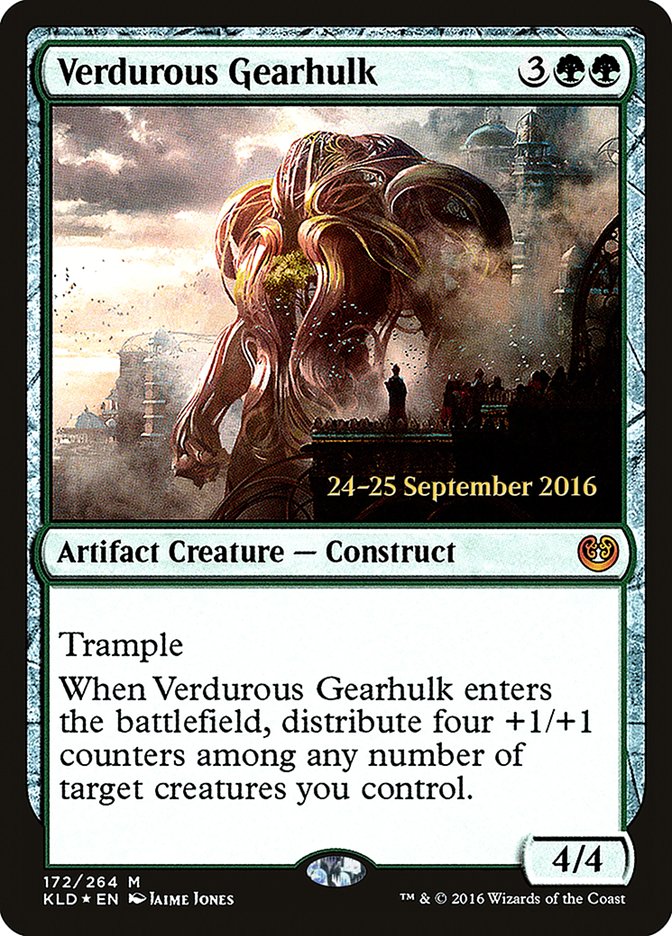 Verdurous Gearhulk [Kaladesh Prerelease Promos] | The CG Realm