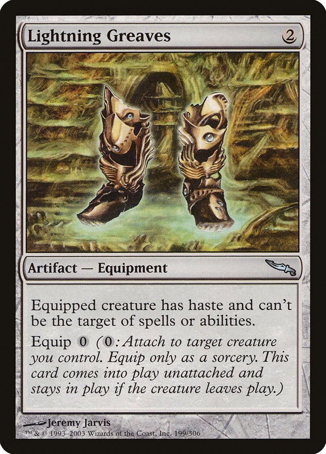 Lightning Greaves [Mirrodin] | The CG Realm