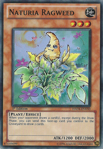Naturia Ragweed [HA04-EN050] Super Rare | The CG Realm