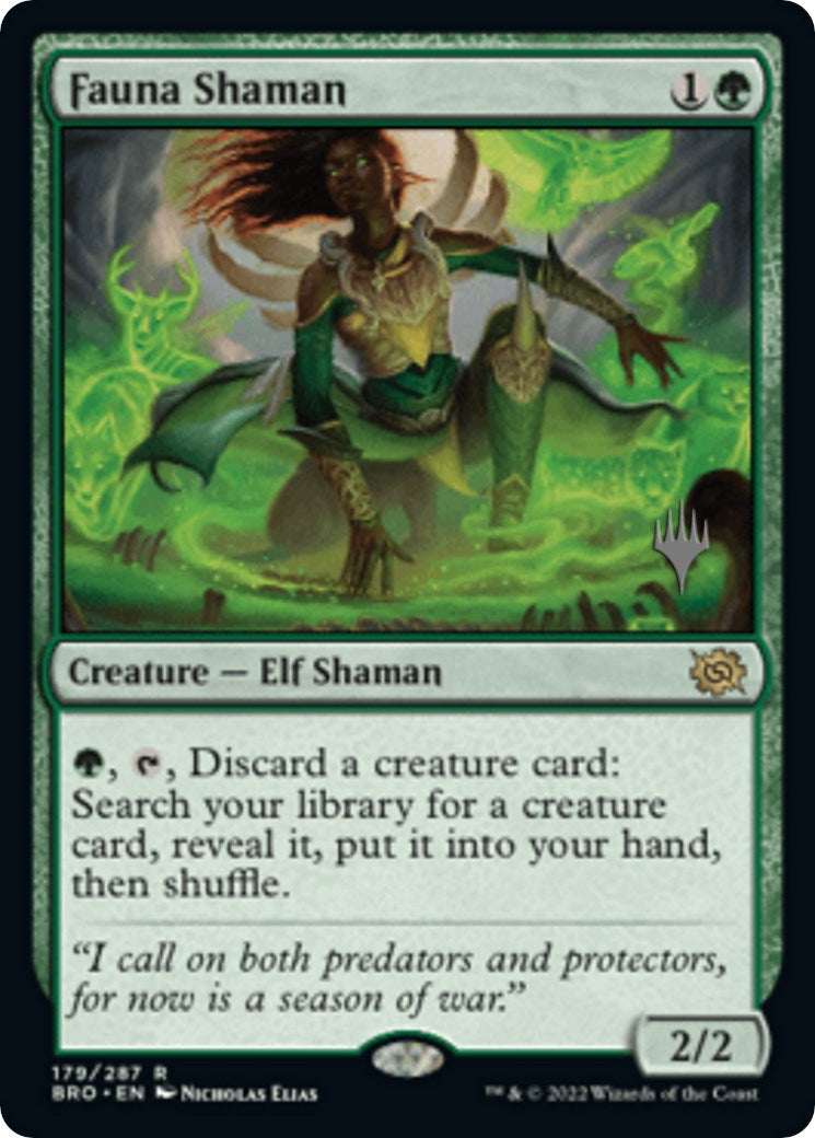 Fauna Shaman (Promo Pack) [The Brothers' War Promos] | The CG Realm