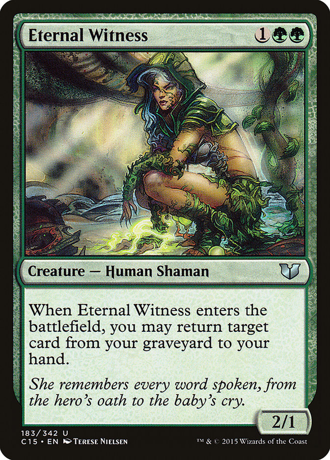 Eternal Witness [Commander 2015] | The CG Realm