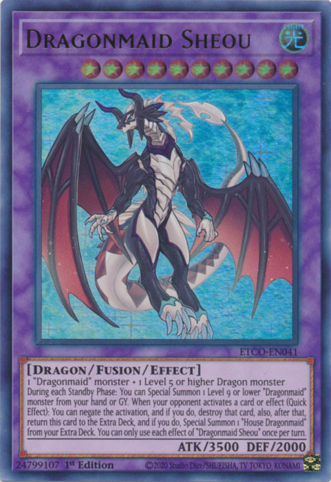 Dragonmaid Sheou [ETCO-EN041] Ultra Rare | The CG Realm