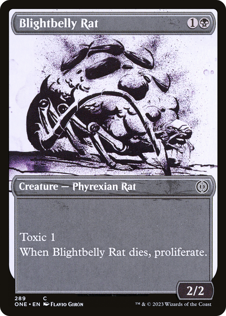 Blightbelly Rat (Showcase Ichor) [Phyrexia: All Will Be One] | The CG Realm