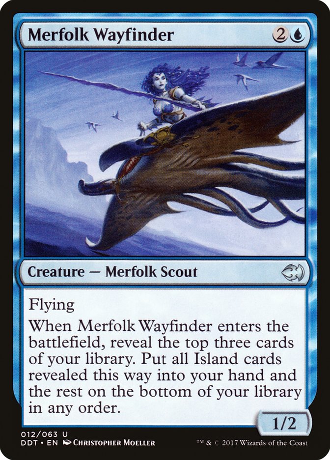 Merfolk Wayfinder [Duel Decks: Merfolk vs. Goblins] | The CG Realm