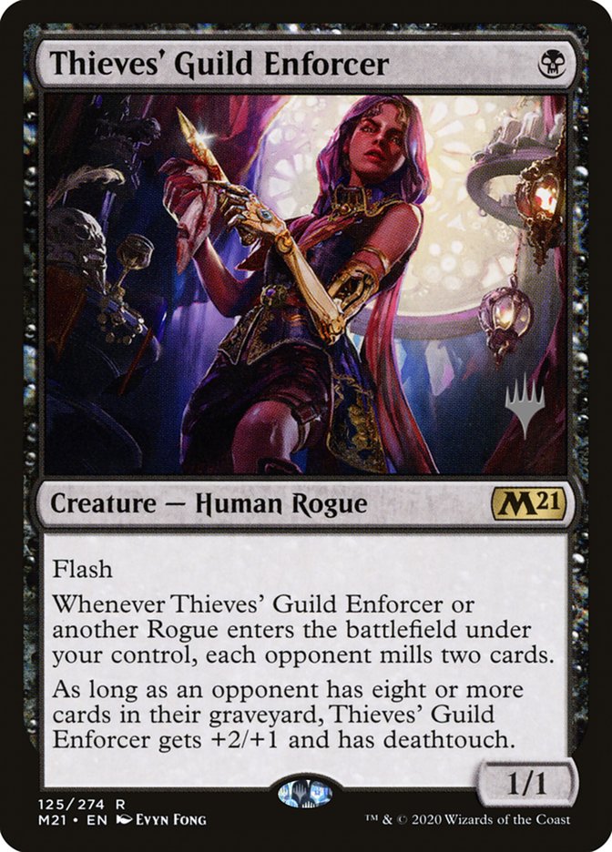 Thieves' Guild Enforcer (Promo Pack) [Core Set 2021 Promos] | The CG Realm