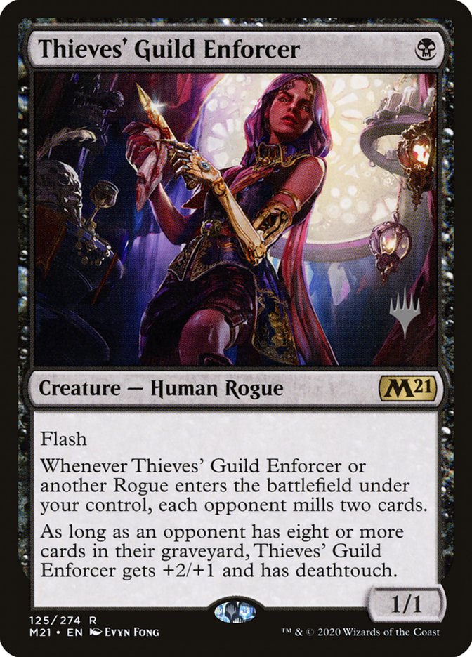 Thieves' Guild Enforcer (Promo Pack) [Core Set 2021 Promos] | The CG Realm