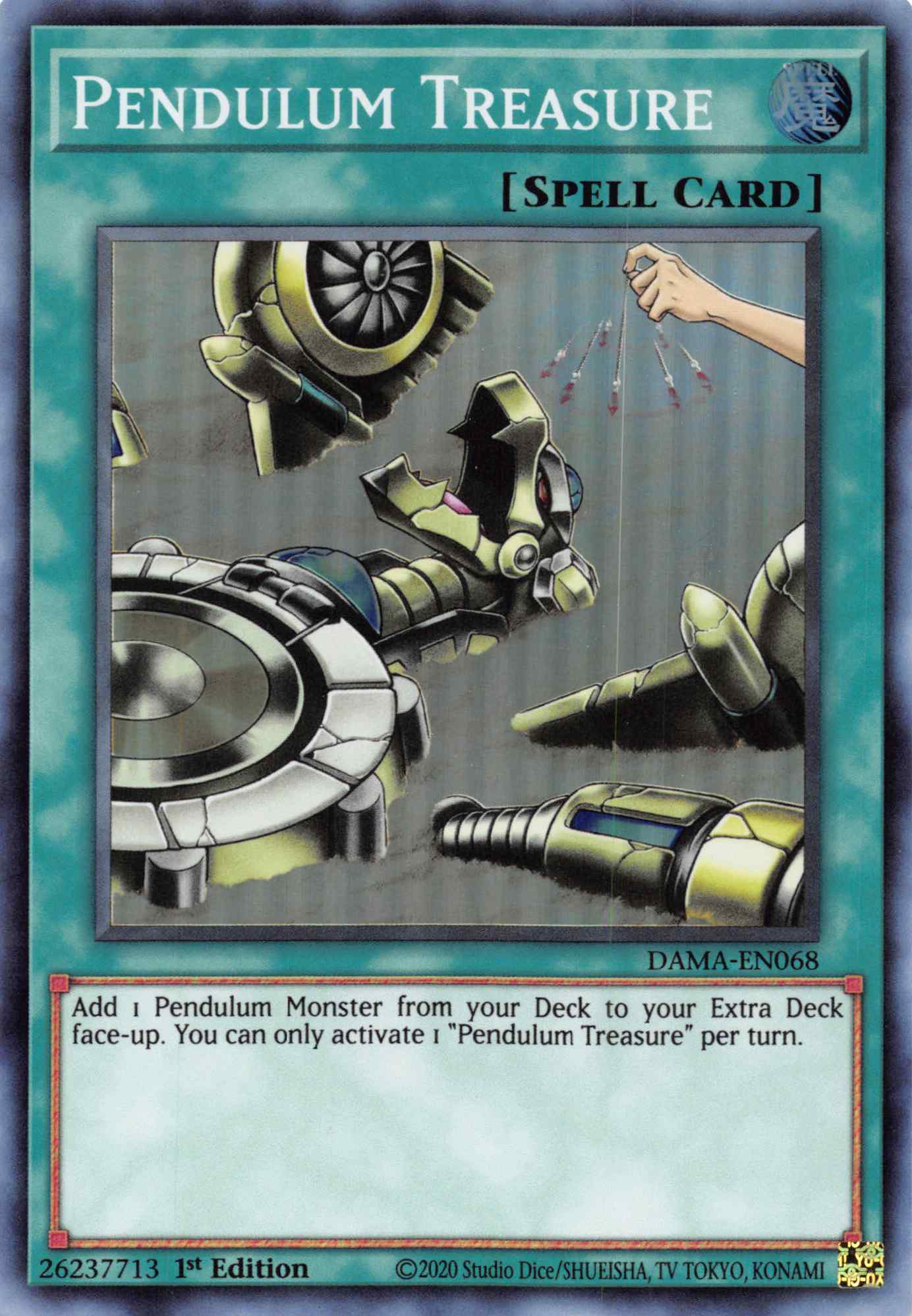 Pendulum Treasure [DAMA-EN068] Super Rare | The CG Realm