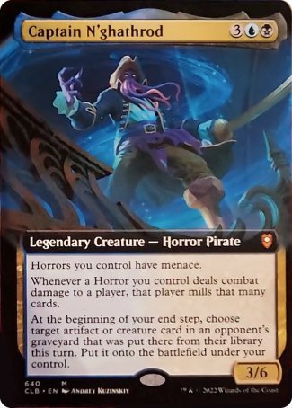 Captain N'ghathrod (Extended Art) [Commander Legends: Battle for Baldur's Gate] | The CG Realm
