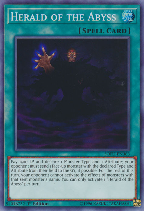 Herald of the Abyss [SOFU-EN063] Super Rare | The CG Realm