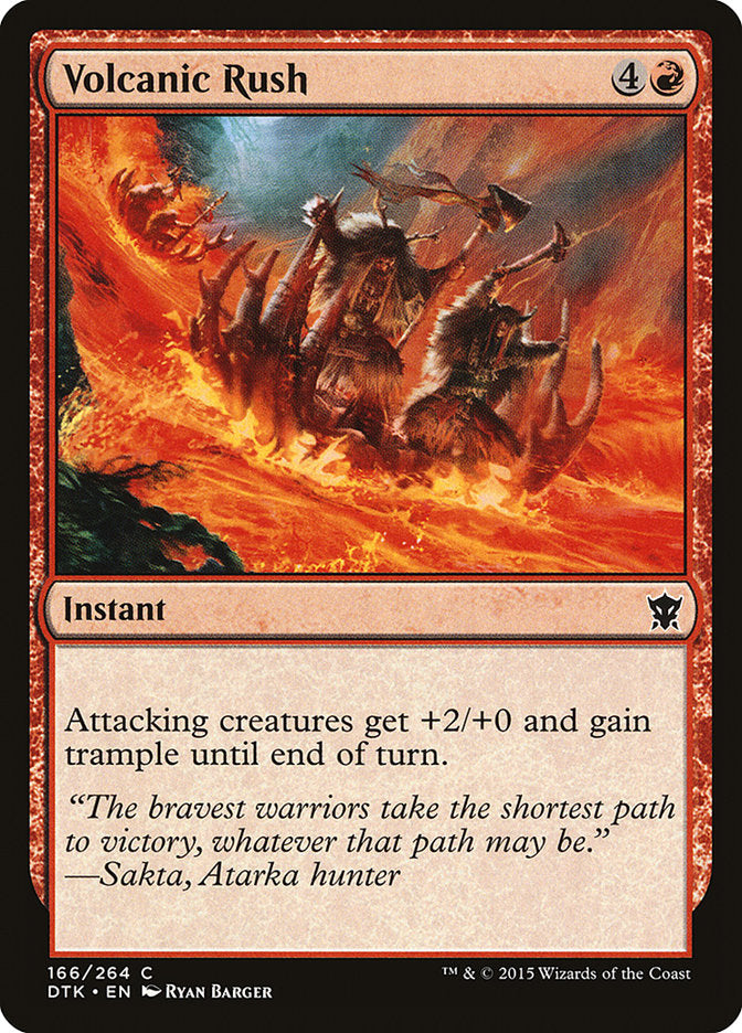 Volcanic Rush [Dragons of Tarkir] | The CG Realm