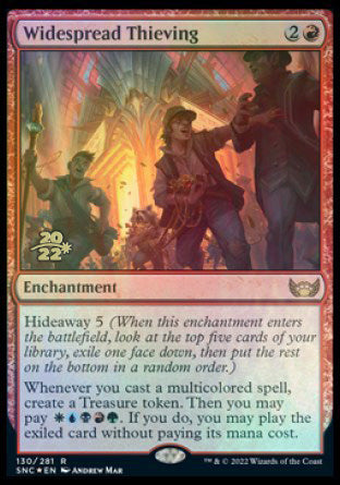 Widespread Thieving [Streets of New Capenna Prerelease Promos] | The CG Realm