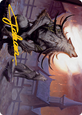 Lord of the Ulvenwald Art Card (Gold-Stamped Signature) [Innistrad: Midnight Hunt Art Series] | The CG Realm