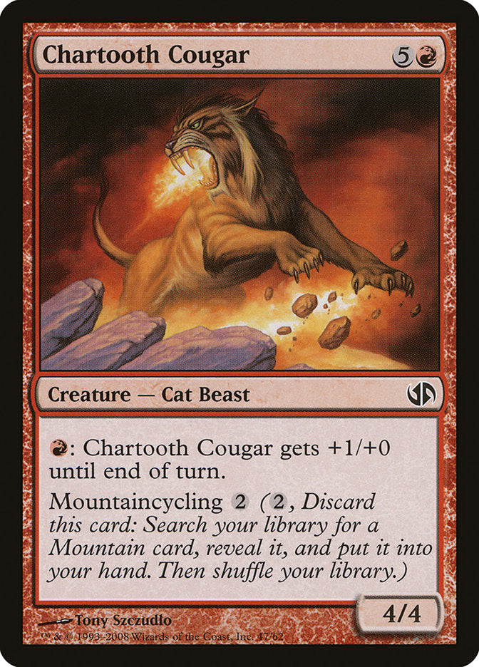 Chartooth Cougar [Duel Decks: Jace vs. Chandra] | The CG Realm