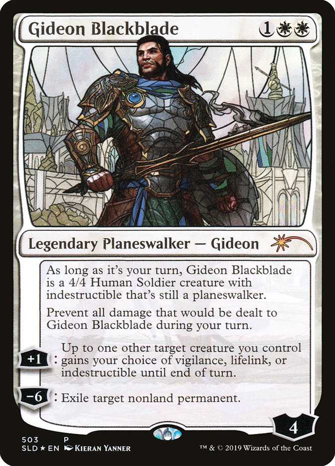 Gideon Blackblade (Stained Glass) [Secret Lair Drop Promos] | The CG Realm