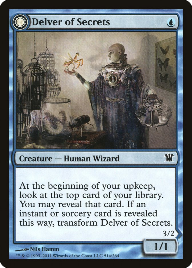 Delver of Secrets (ISD-051) - Innistrad: (Double Faced Transform)