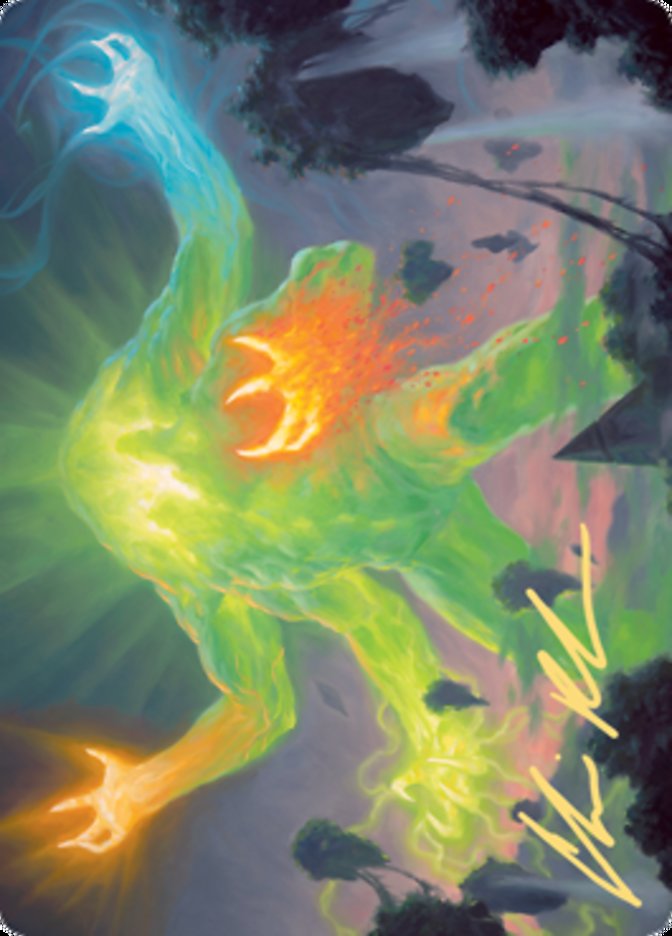 Omnath, Locus of Creation Art Card (Gold-Stamped Signature) [Zendikar Rising Art Series] | The CG Realm