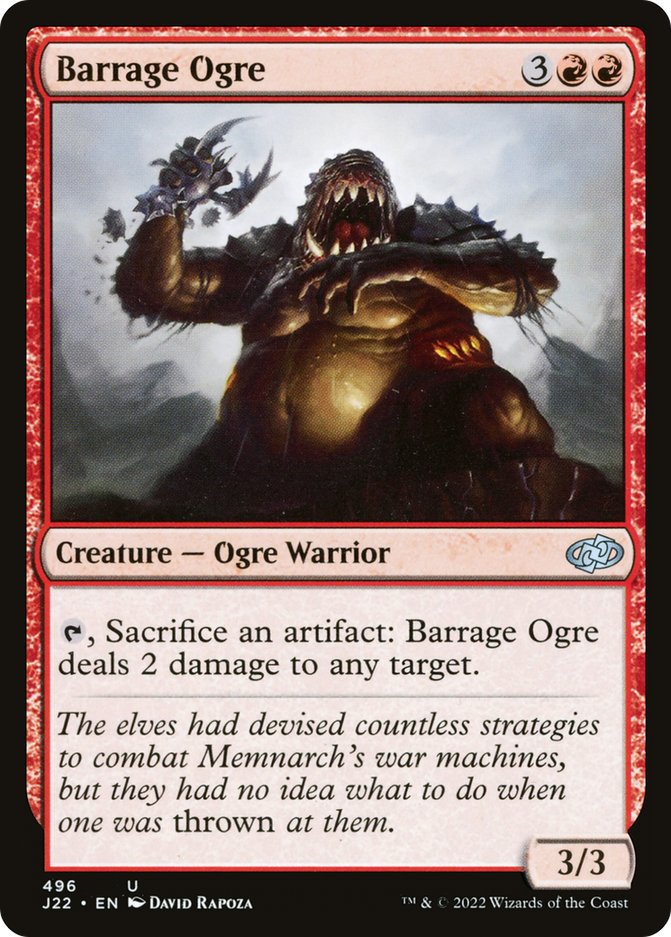 Barrage Ogre [Jumpstart 2022] | The CG Realm