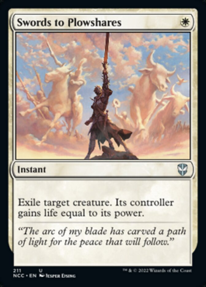 Swords to Plowshares [Streets of New Capenna Commander] | The CG Realm