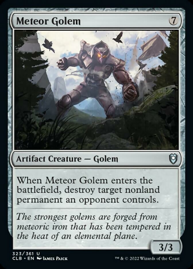 Meteor Golem [Commander Legends: Battle for Baldur's Gate] | The CG Realm