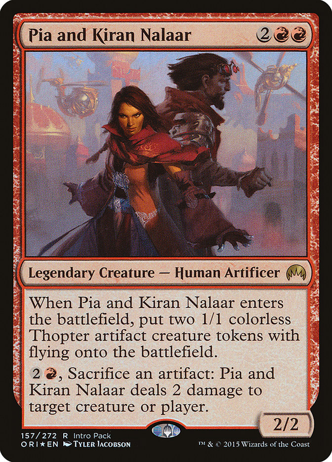 Pia and Kiran Nalaar (Intro Pack) [Magic Origins Promos] | The CG Realm