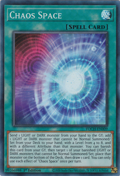 Chaos Space [TOCH-EN009] Super Rare | The CG Realm