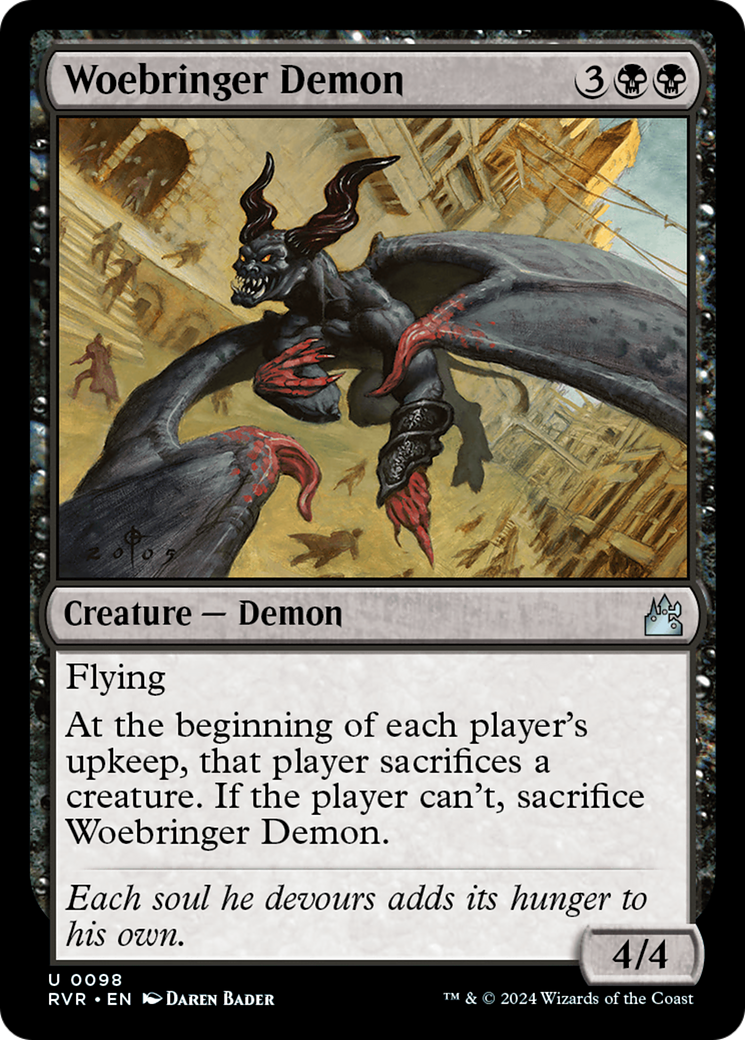 Woebringer Demon [Ravnica Remastered] | The CG Realm