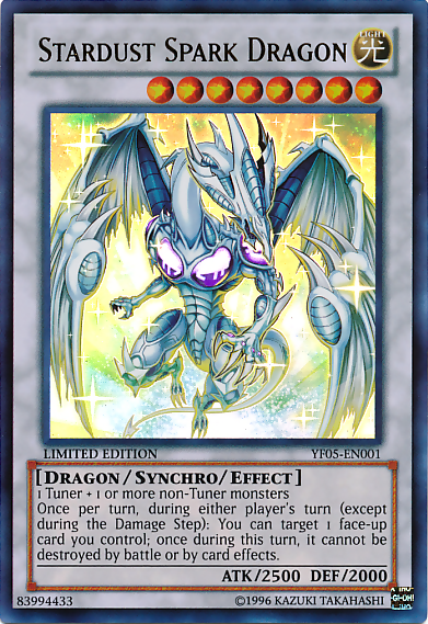 Stardust Spark Dragon [YF05-EN001] Ultra Rare | The CG Realm