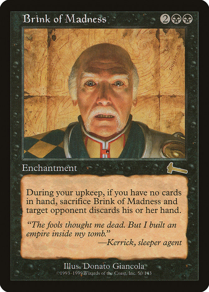 Brink of Madness [Urza's Legacy] | The CG Realm
