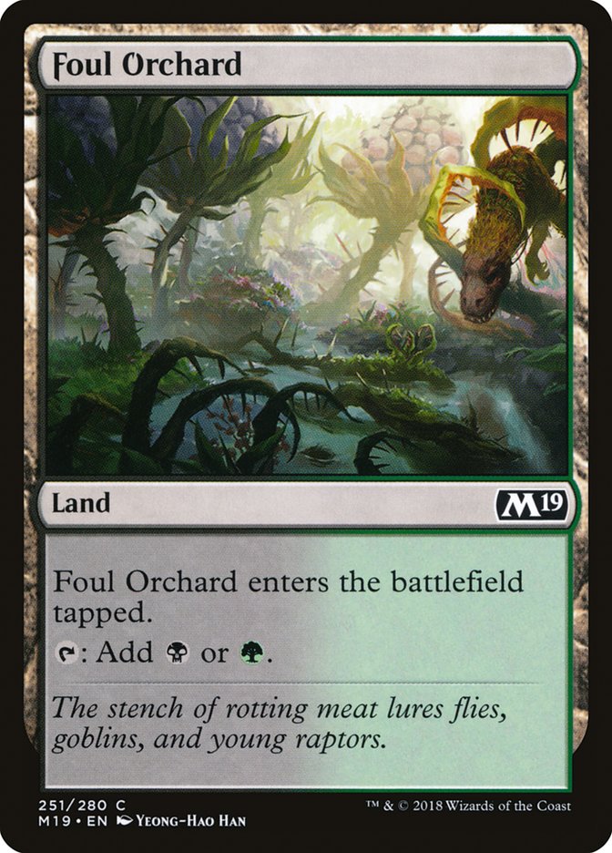 Foul Orchard [Core Set 2019] | The CG Realm