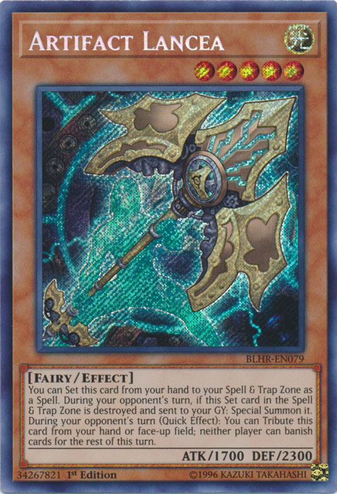 Artifact Lancea [BLHR-EN079] Secret Rare | The CG Realm