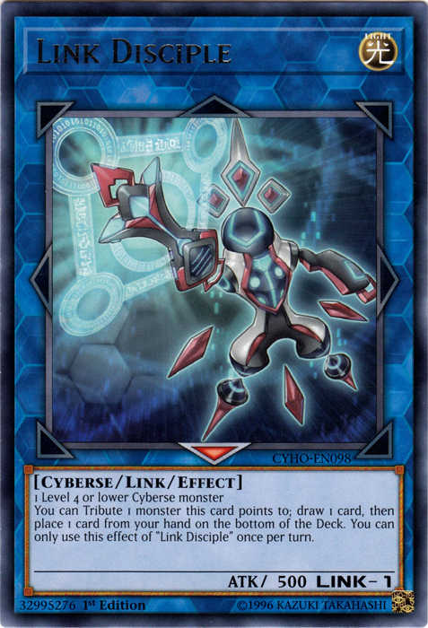 Link Disciple [CYHO-EN098] Rare | The CG Realm