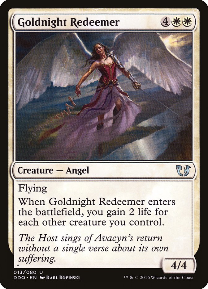Goldnight Redeemer [Duel Decks: Blessed vs. Cursed] | The CG Realm