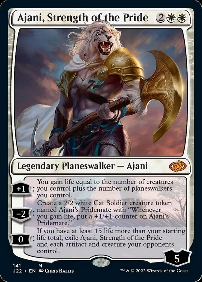 Ajani, Strength of the Pride [Jumpstart 2022] | The CG Realm