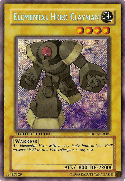 Elemental Hero Clayman [EHC2-EN002] Secret Rare | The CG Realm