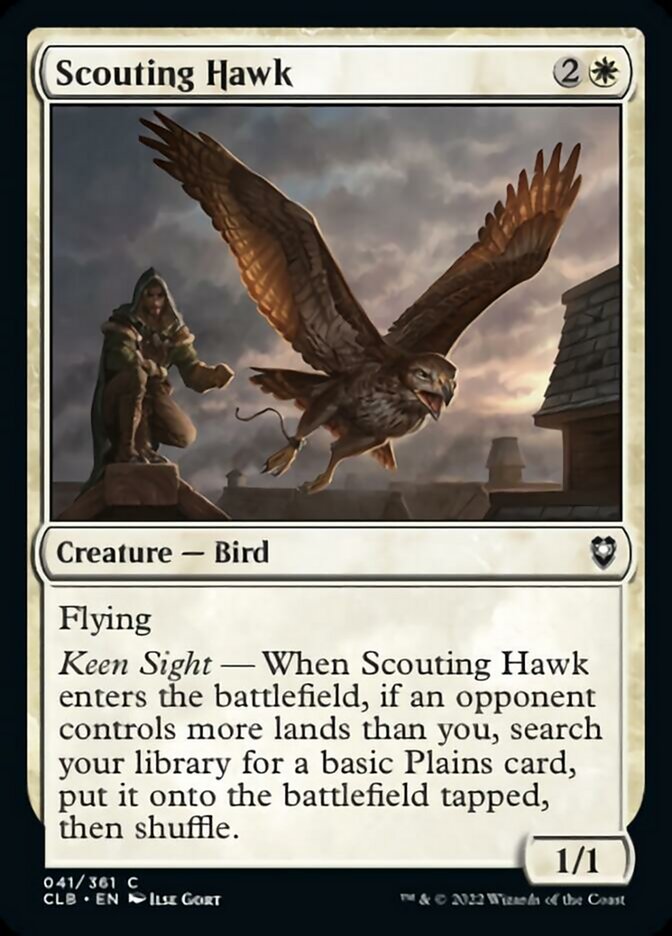 Scouting Hawk [Commander Legends: Battle for Baldur's Gate] | The CG Realm