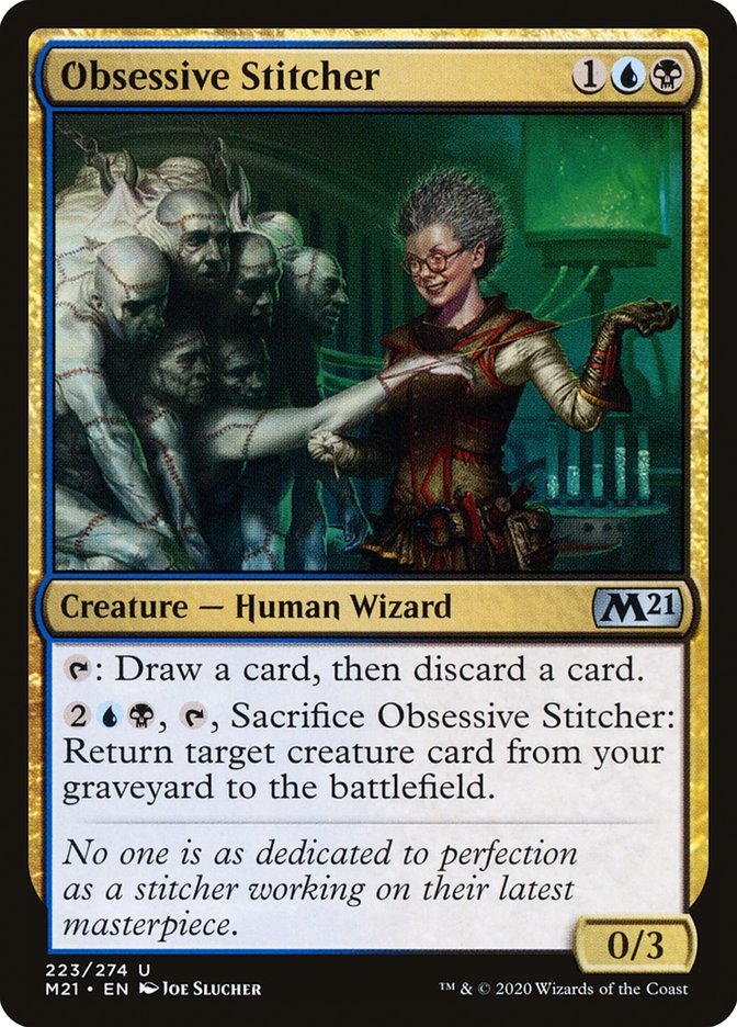 Obsessive Stitcher [Core Set 2021] | The CG Realm