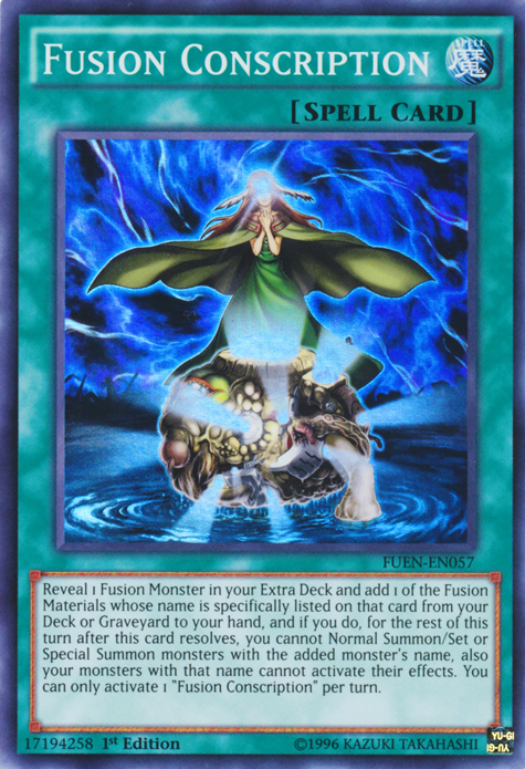 Fusion Conscription [FUEN-EN057] Super Rare | The CG Realm