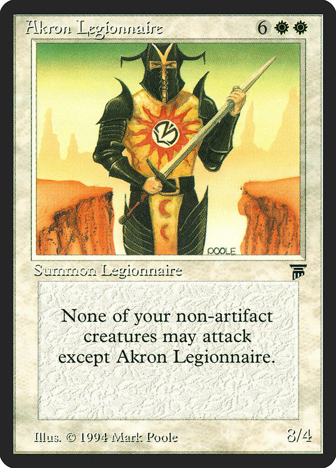 Akron Legionnaire [Legends] | The CG Realm