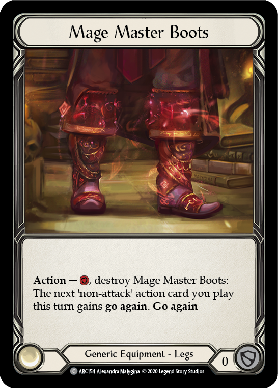 Mage Master Boots [U-ARC154] (Arcane Rising Unlimited)  Unlimited Normal | The CG Realm