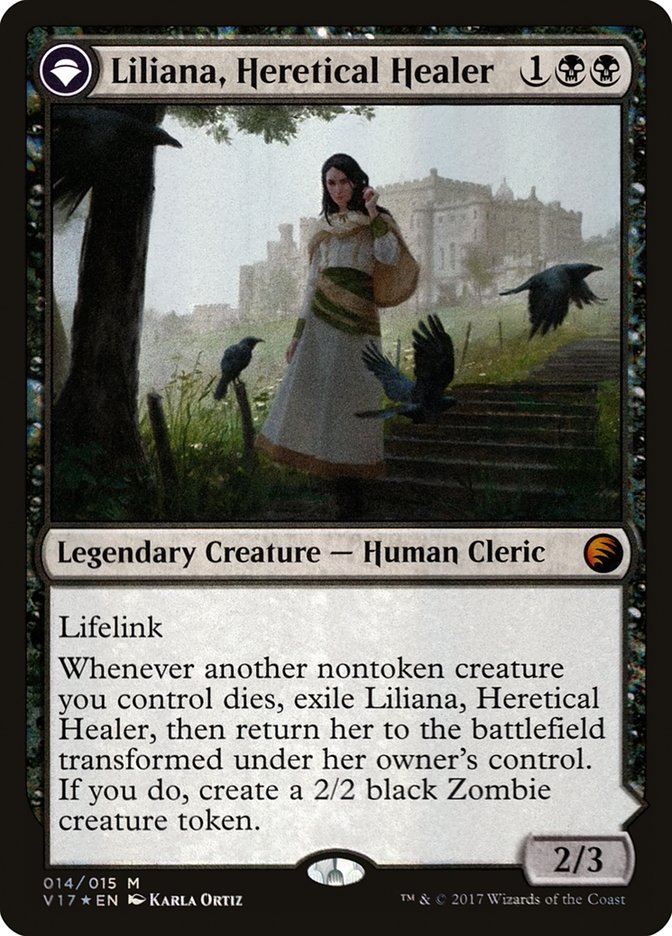 Liliana, Heretical Healer // Liliana, Defiant Necromancer [From the Vault: Transform] | The CG Realm