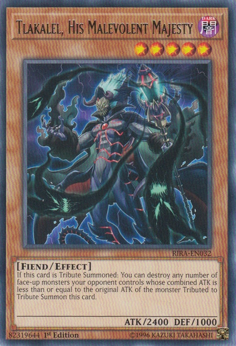 Tlakalel, His Malevolent Majesty [RIRA-EN032] Rare | The CG Realm