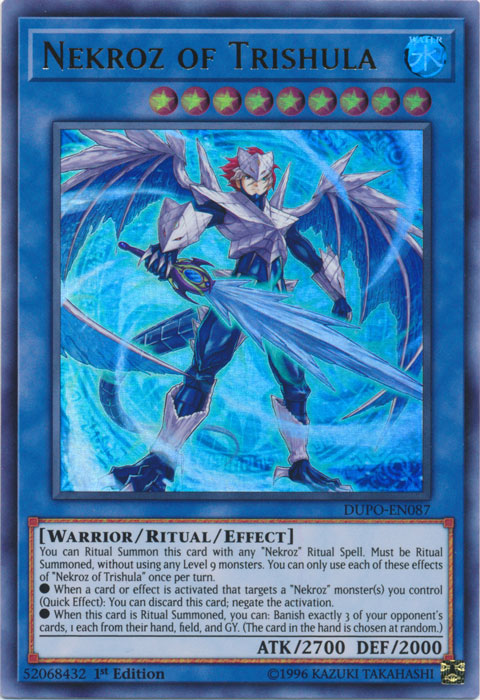 Nekroz of Trishula [DUPO-EN087] Ultra Rare | The CG Realm