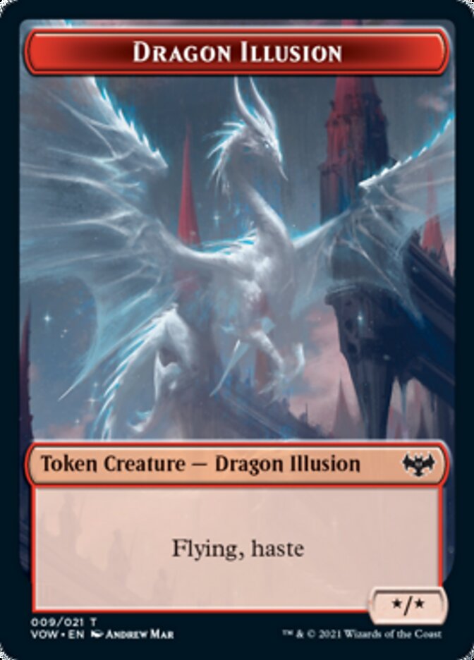 Dragon Illusion Token [Innistrad: Crimson Vow Tokens] | The CG Realm