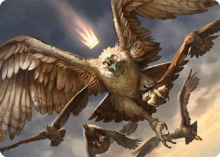 Gwaihir, Greatest of the Eagles Art Card [The Lord of the Rings: Tales of Middle-earth Art Series] | The CG Realm