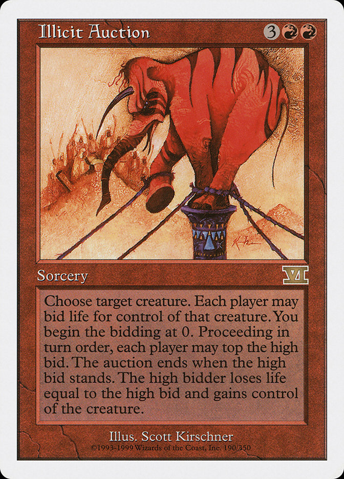 Illicit Auction [Classic Sixth Edition] | The CG Realm